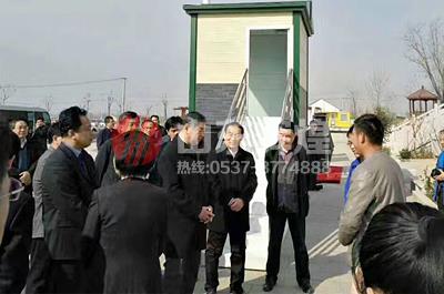 山東省省委副書記王軍民同志蒞臨山東輝煌考察指導(dǎo)農(nóng)村旱廁改造項目